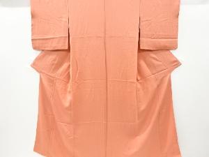 リサイクル　未使用品　織り柄一つ紋色無地着物